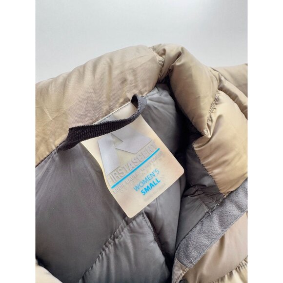 EDDIE BAUER First Ascent Downlight Green Down Filled Puffer Jacket Coat, Size S - Picture 13 of 16